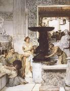 Alma-Tadema, Sir Lawrence The Sculpture Gallery (mk23) Sweden oil painting reproduction